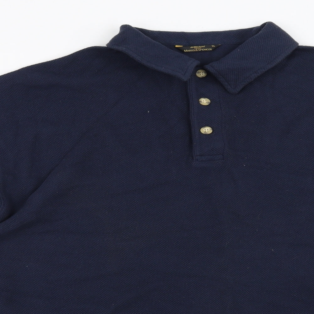 Marks and Spencer Mens Blue   Pullover Sweatshirt Size XL