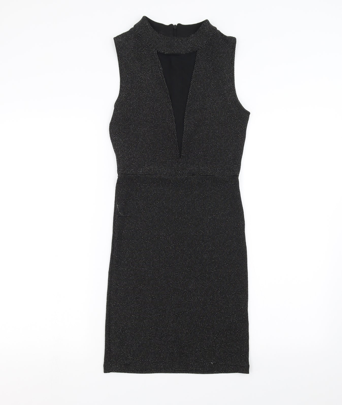 New Look Womens Black   Bodycon  Size 8  - glittery