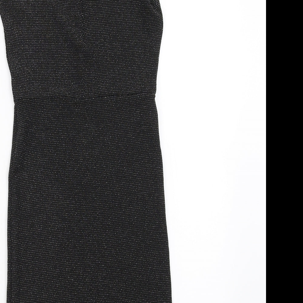 New Look Womens Black   Bodycon  Size 8  - glittery