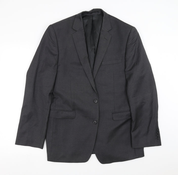 Prestige Mens Grey Jacket Suit Jacket Size 40