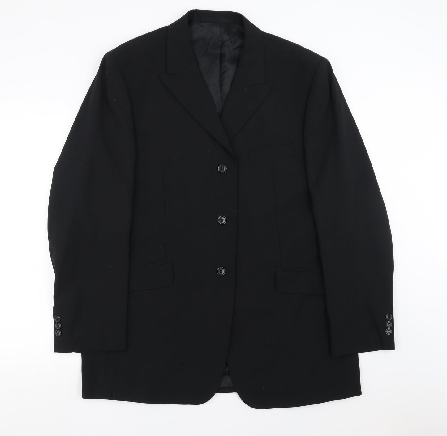 Burton Mens Black   Jacket Suit Jacket Size 44