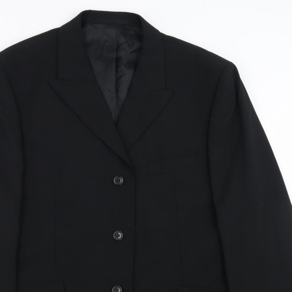 Burton Mens Black   Jacket Suit Jacket Size 44