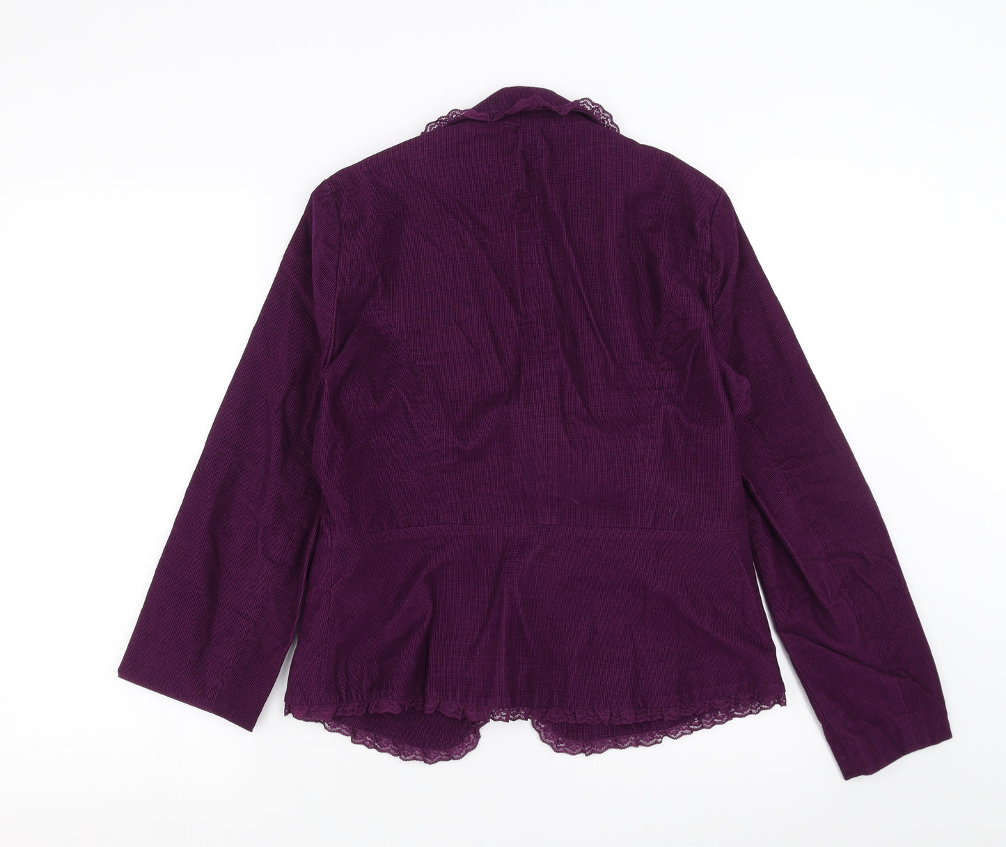 South Womens Purple  Corduroy Jacket  Size 12