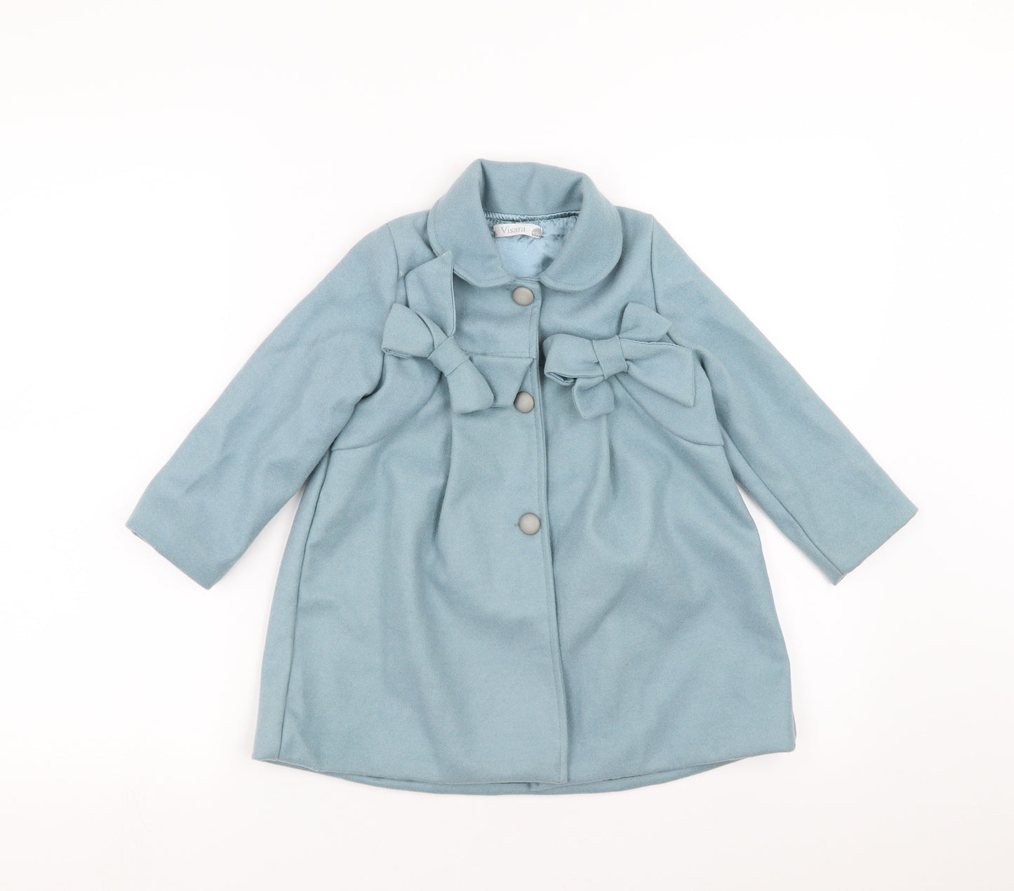 visara Girls Blue   Jacket  Size 4-5 Years