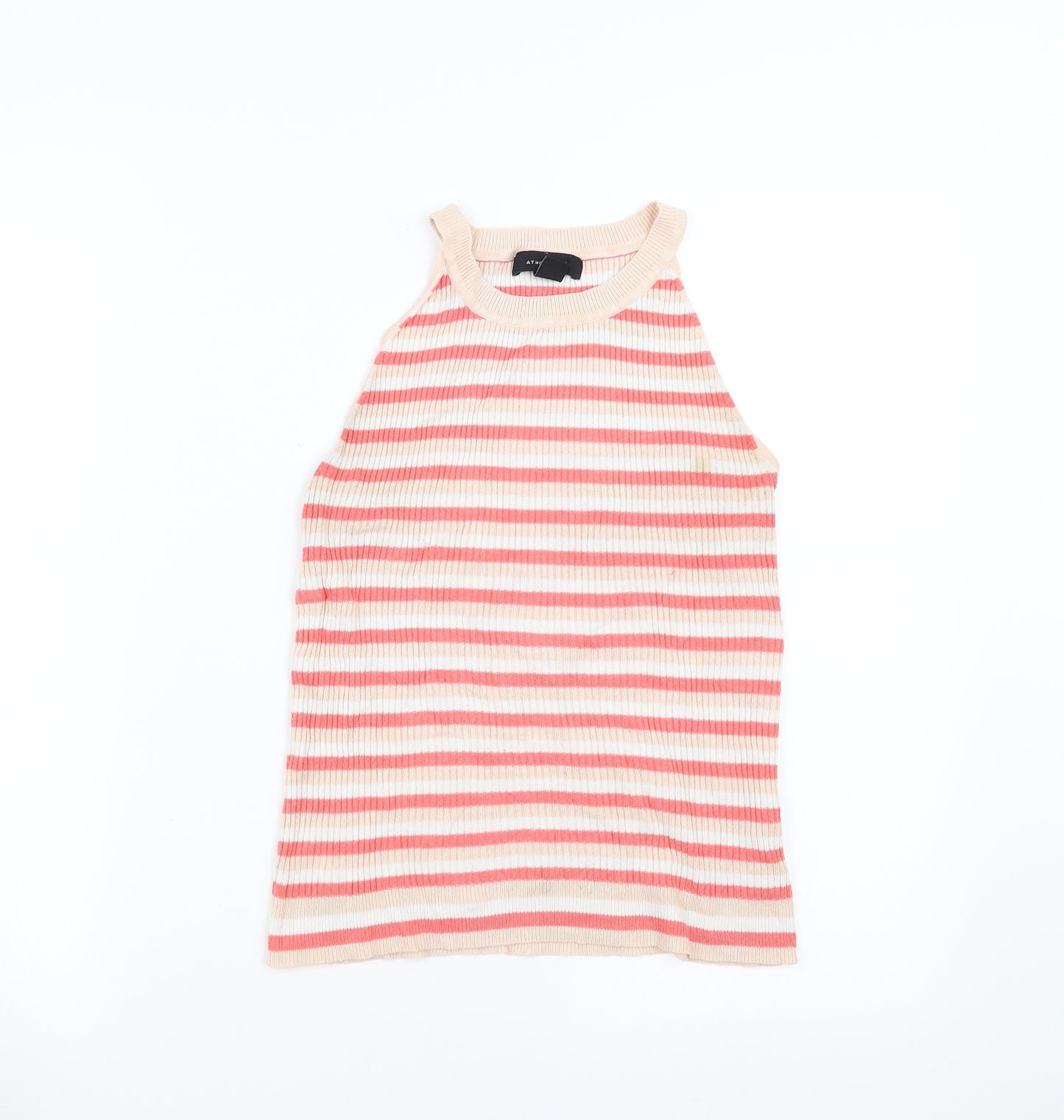 Primark Womens Pink Striped  Pullover Jumper Size 12