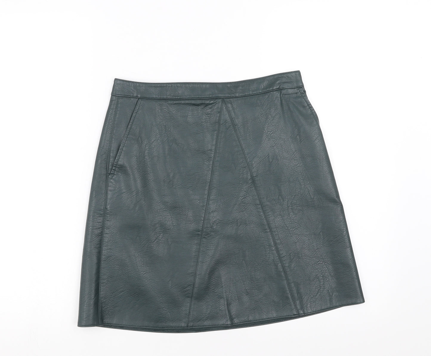 Zara Womens Green   A-Line Skirt Size S