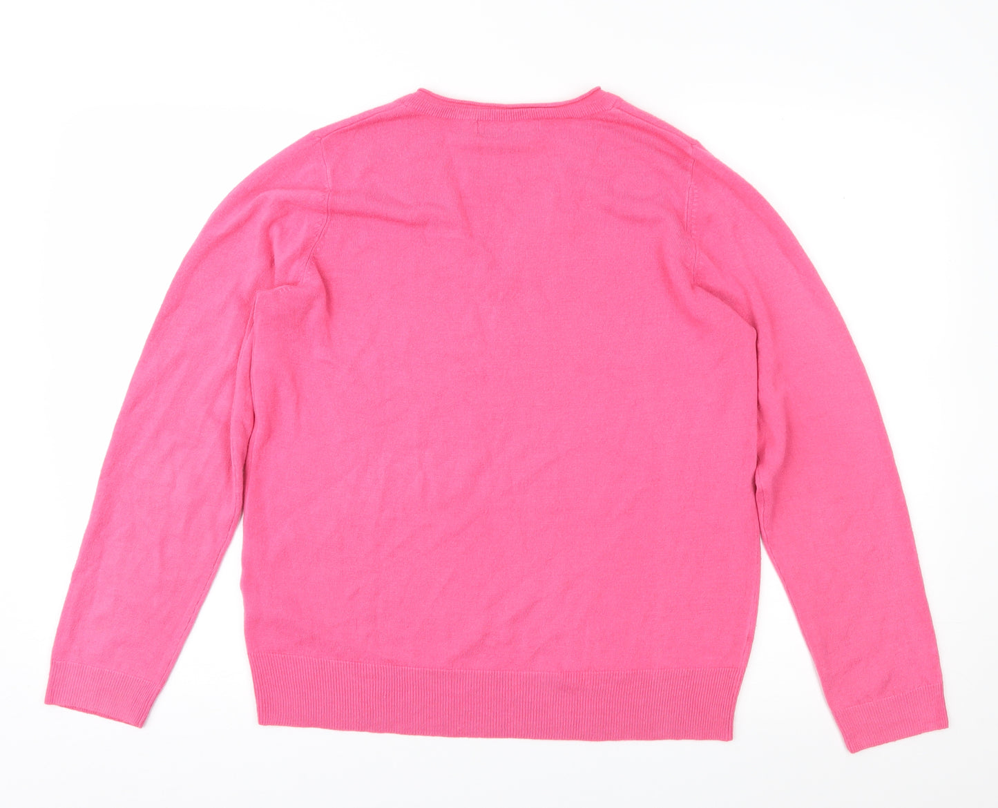 Marks and Spencer Womens Pink   Pullover Jumper Size 16