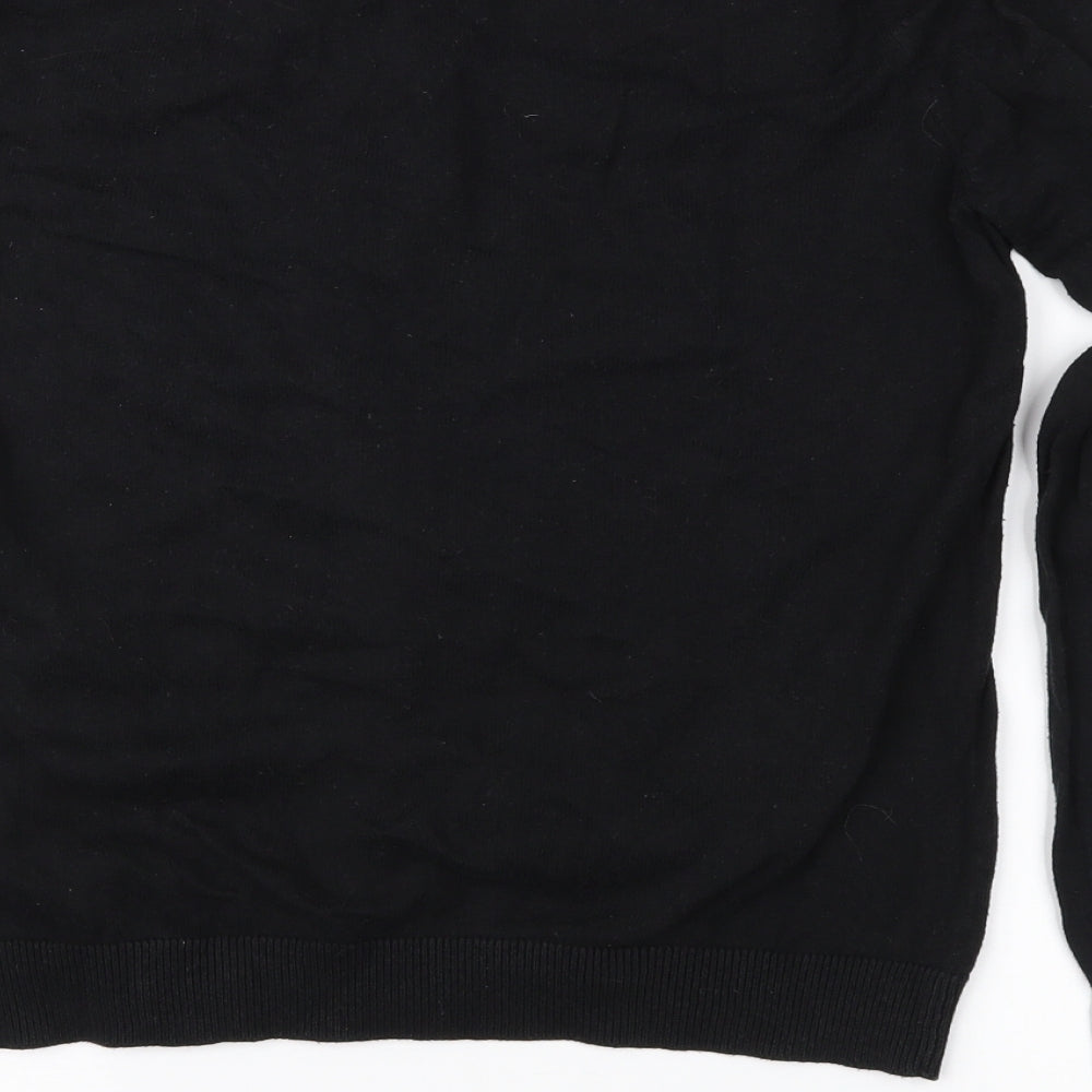 H&M Womens Black   Cardigan Jumper Size M