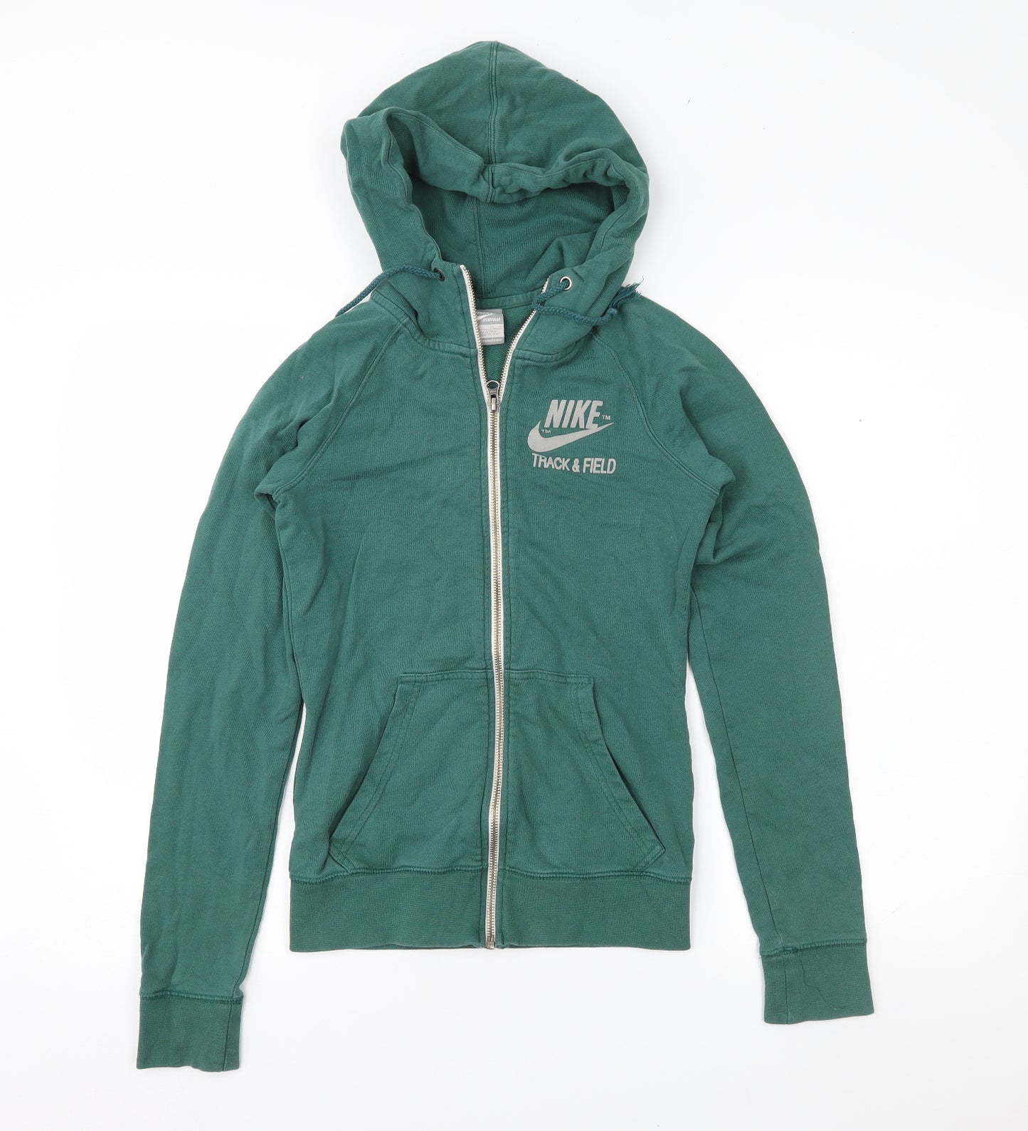 Nike Womens Green   Full Zip Hoodie Size XS