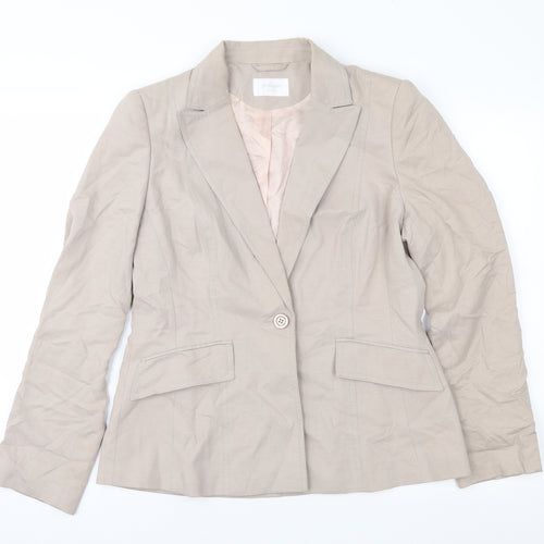 Principles Womens Brown   Jacket Suit Jacket Size 14