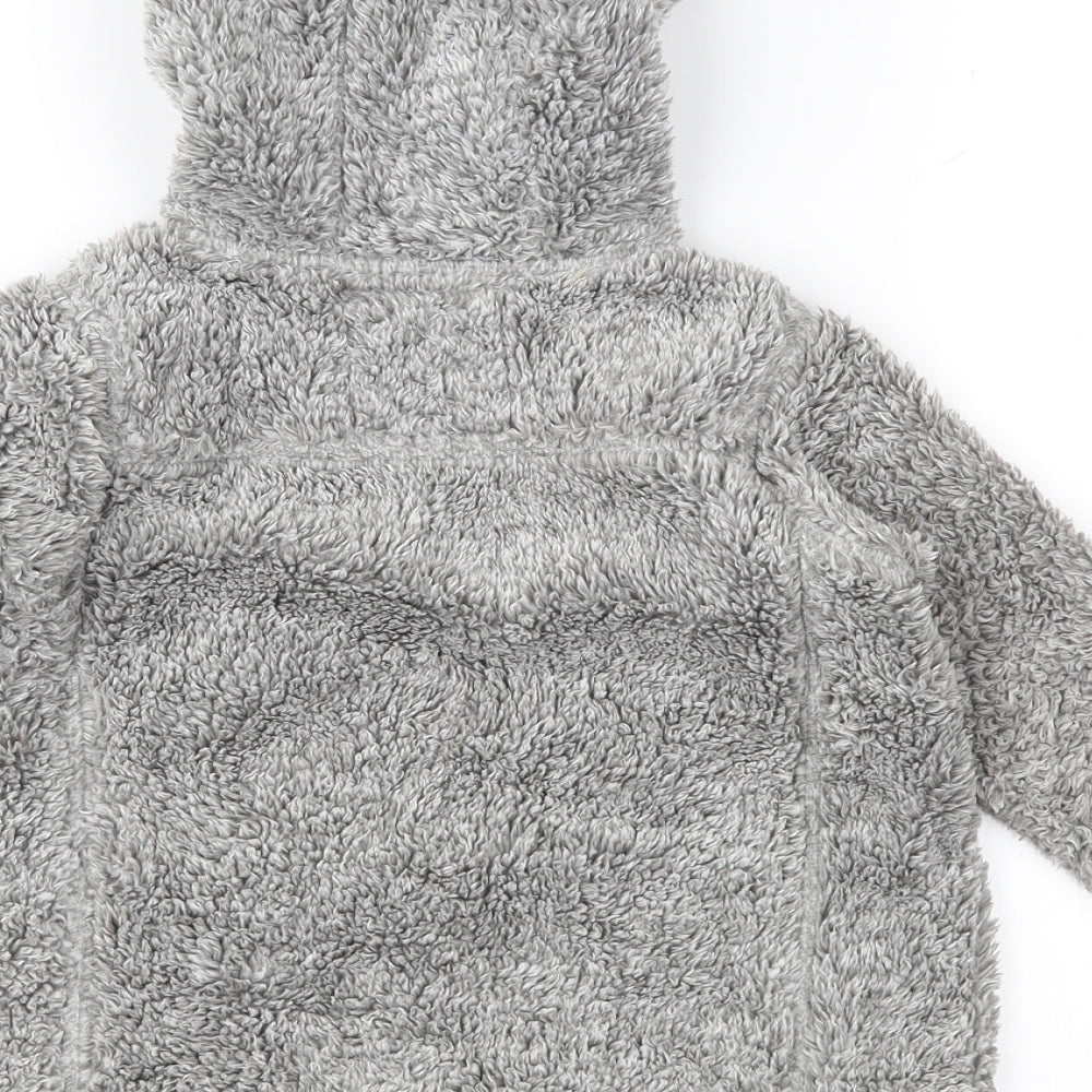Marks and Spencer Boys Grey  Fleece Jacket  Size 2-3 Years