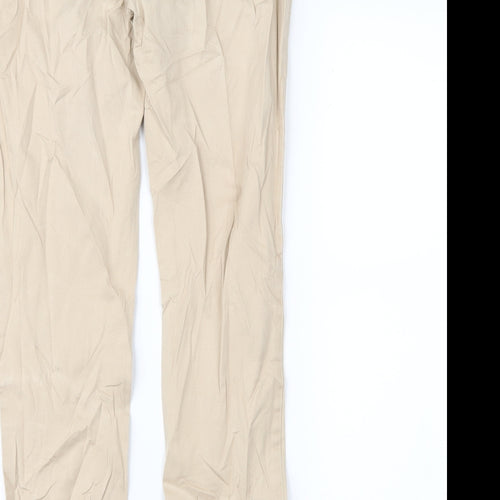 Zara Womens Brown   Chino Trousers Size 8 L28 in