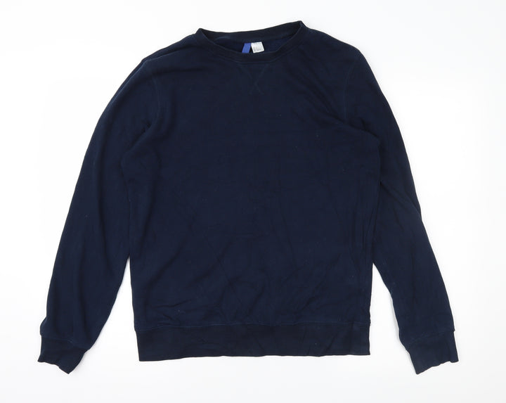 Divided Mens Blue   Pullover Sweatshirt Size S