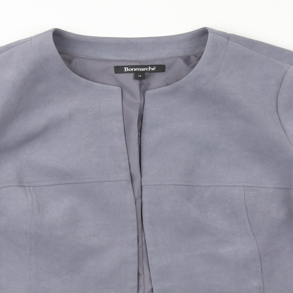 Bonmarché Womens Grey   Jacket  Size 14