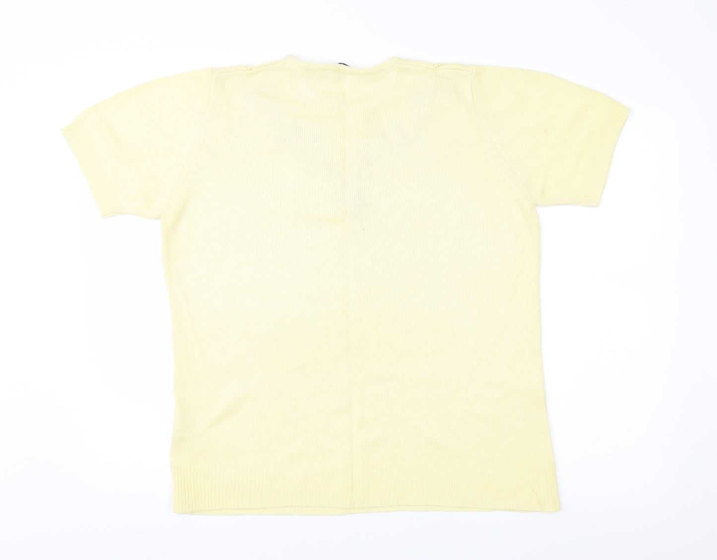 Classic Womens Yellow   Pullover Jumper Size 12