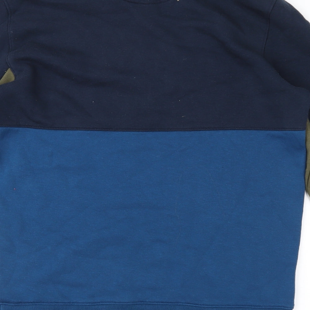 Matalan Mens Blue   Pullover Sweatshirt Size S