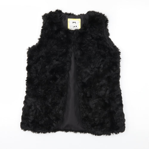 Julien Macdonald Girls Black   Gilet Waistcoat Size 8-9 Years