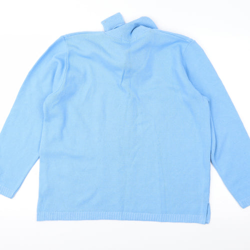 Future Lady Womens Blue   Pullover Jumper Size L