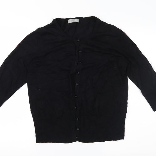 Marks and Spencer Womens Black   Cardigan Jumper Size 16