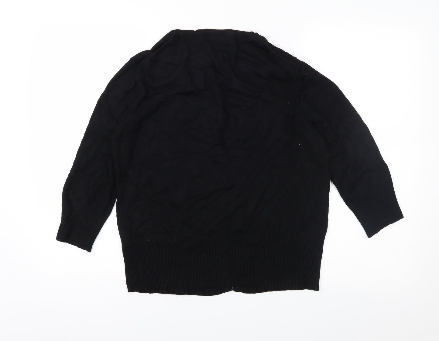 Marks and Spencer Womens Black   Cardigan Jumper Size 16