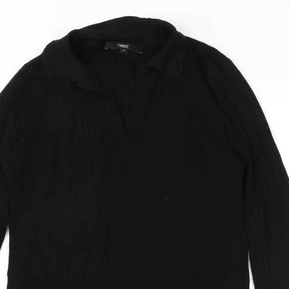 NEXT Womens Black   Pullover Jumper Size 12