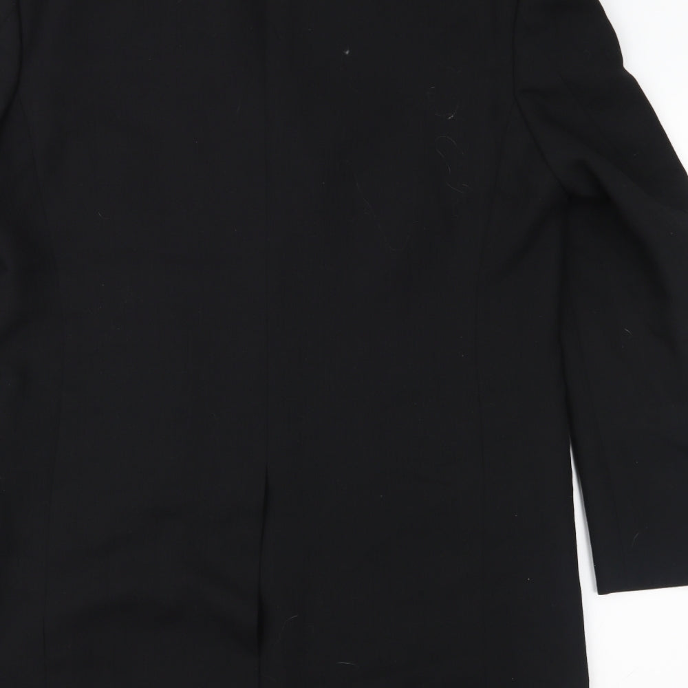 Ciro Citterio Mens Black Striped  Jacket Suit Jacket Size 40