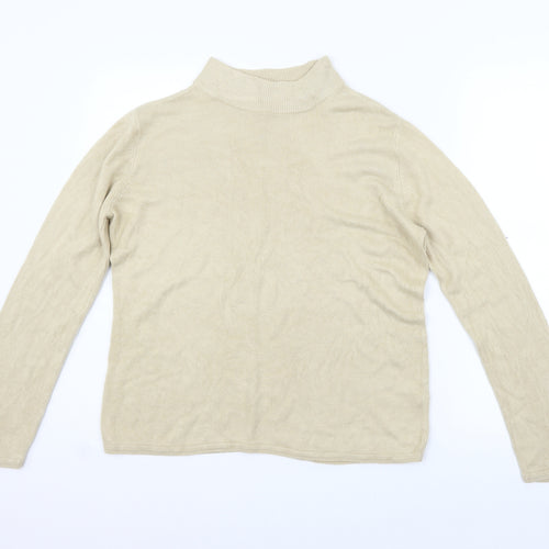 BM Womens Beige   Pullover Jumper Size M