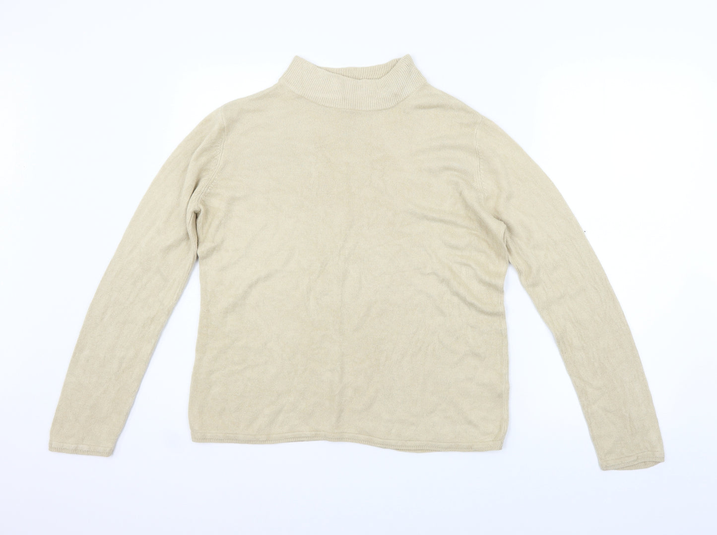 BM Womens Beige   Pullover Jumper Size M
