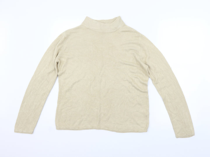 BM Womens Beige   Pullover Jumper Size M