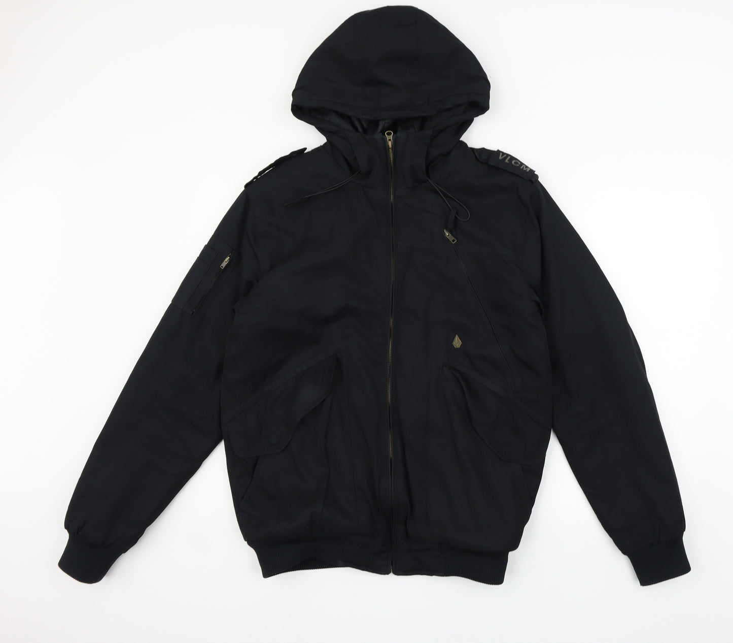 Volcom Mens Black   Jacket Coat Size M