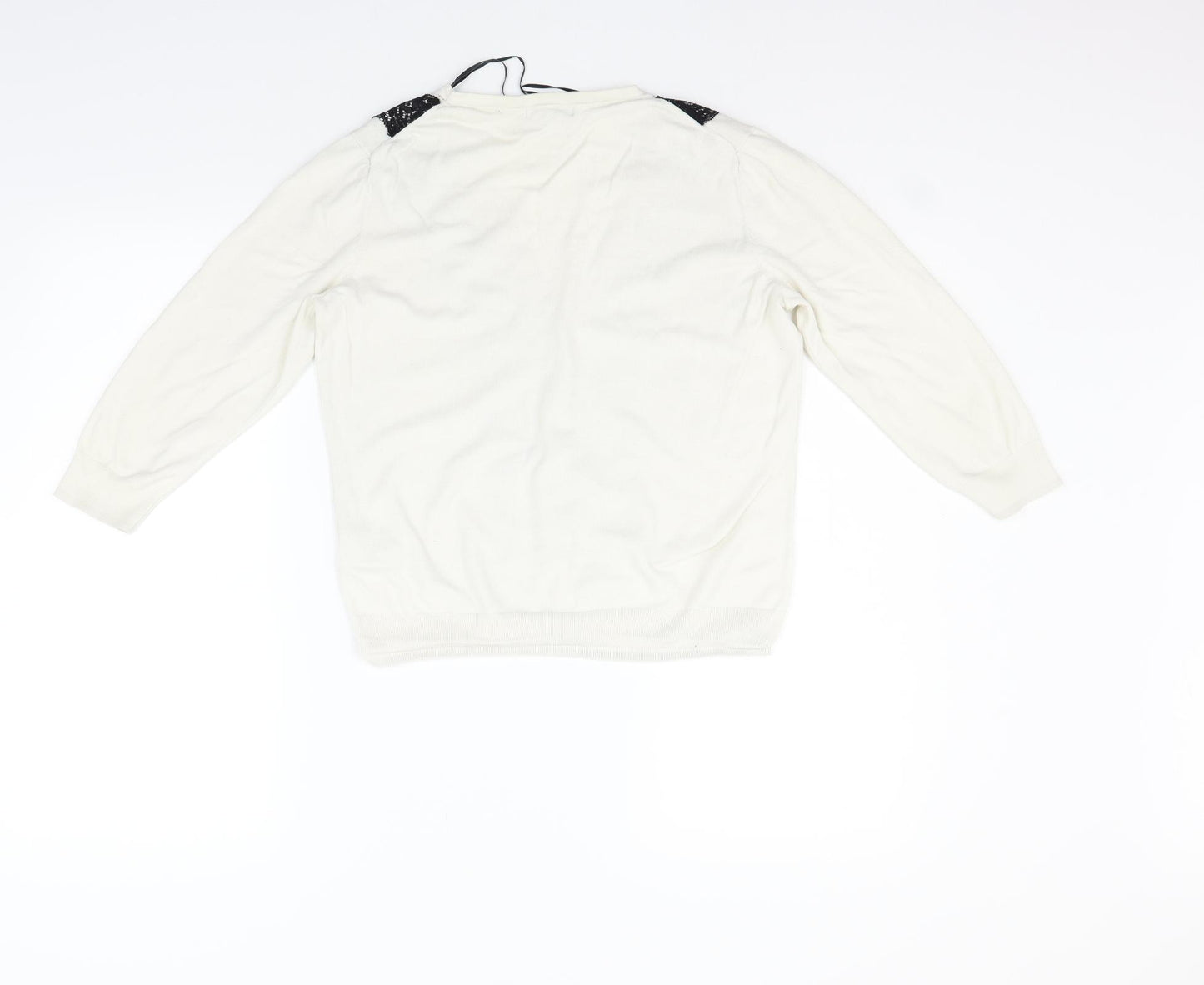 H&M Womens Beige   Cardigan Jumper Size M