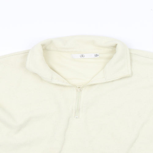 Missguided Womens Beige   Henley Jumper Size 12