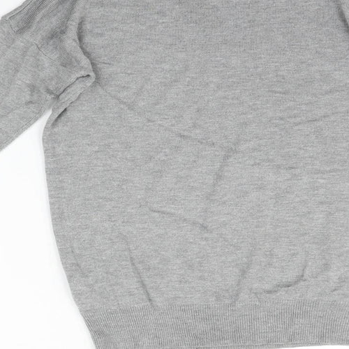 Atmosphere Womens Grey   Henley Jumper Size 8
