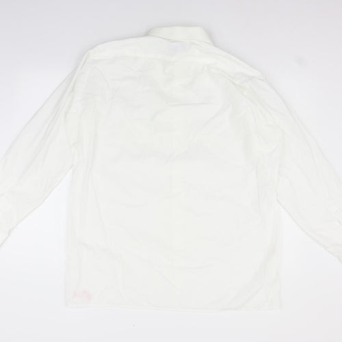 royal gold Mens Silver    Button-Up Size 16.5