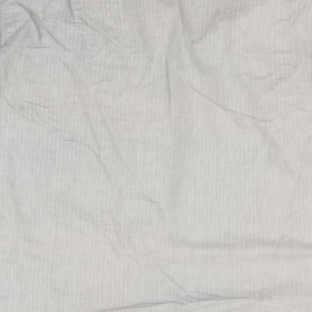 JONELLE Mens Grey    Button-Up Size L