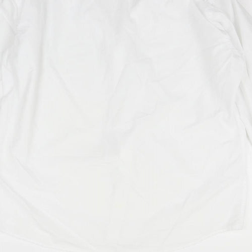 jean years Mens White    Button-Up Size 15.5
