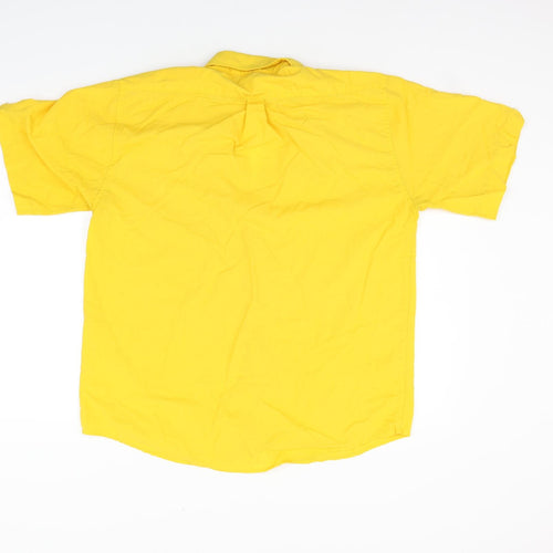 honest Womens Yellow   Basic Button-Up Size M