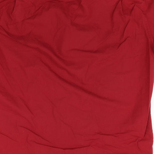 Eterna Mens Red    Button-Up Size 15.5