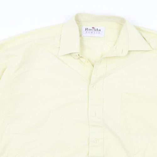 rocola Womens Yellow   Basic Button-Up Size L