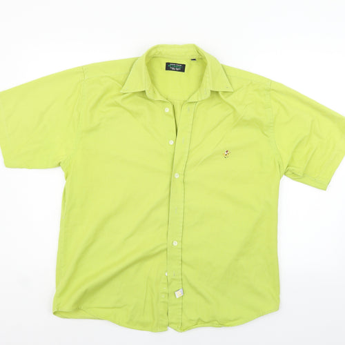 American Tradition Womens Green   Basic Button-Up Size M