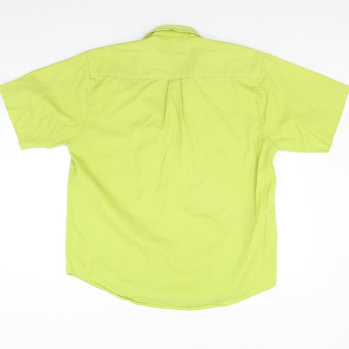 American Tradition Womens Green   Basic Button-Up Size M