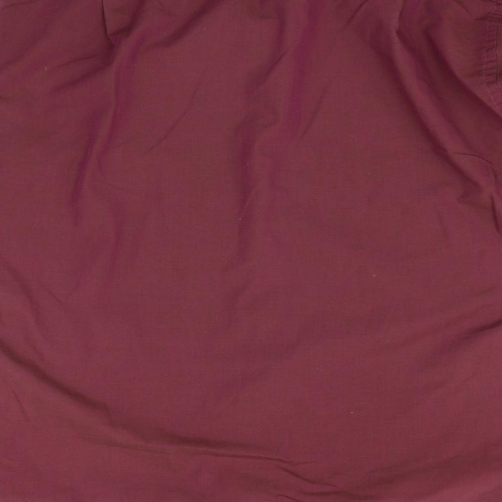 Marks and Spencer Mens Purple    Button-Up Size 15.5