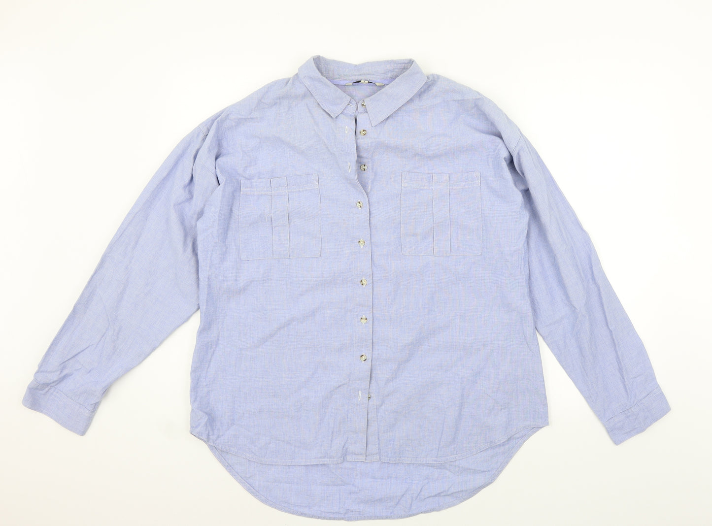 NEXT Mens Blue    Button-Up Size 16