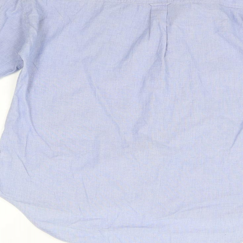 NEXT Mens Blue    Button-Up Size 16