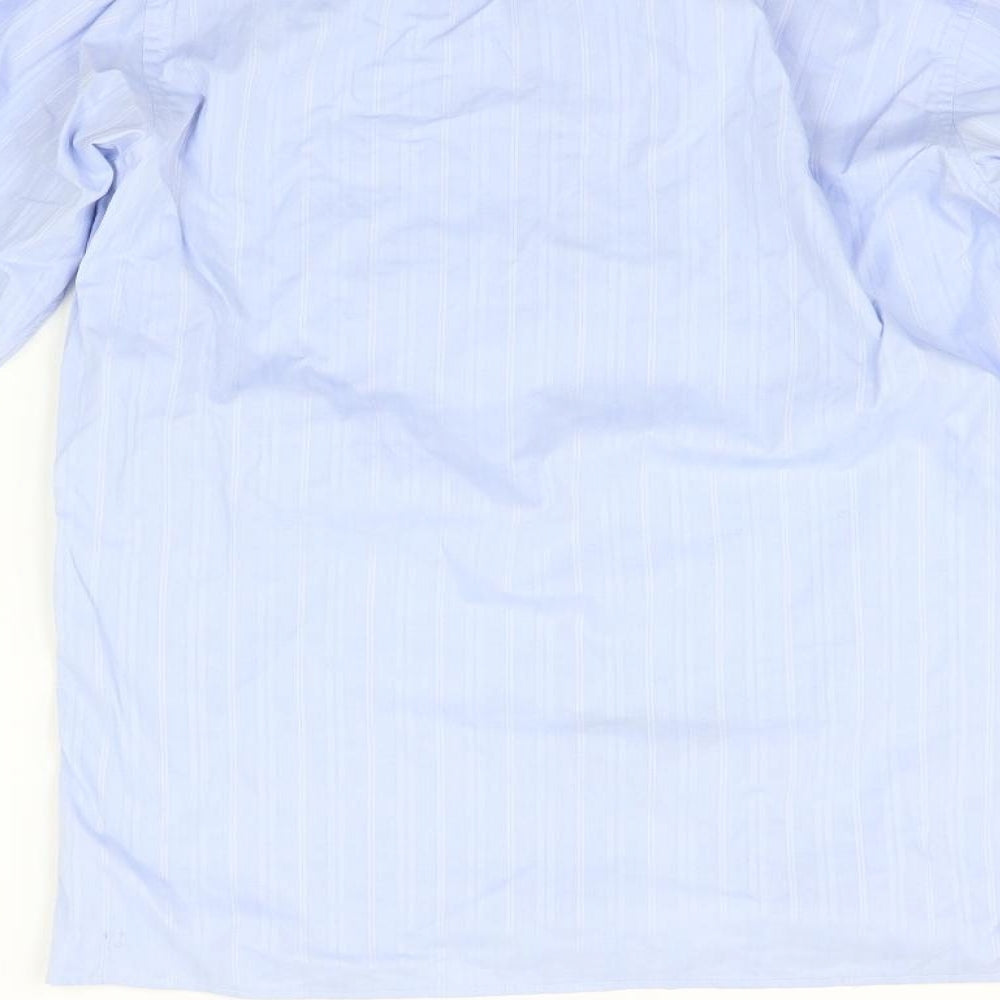 Louis Philippe Mens Blue    Button-Up Size 15