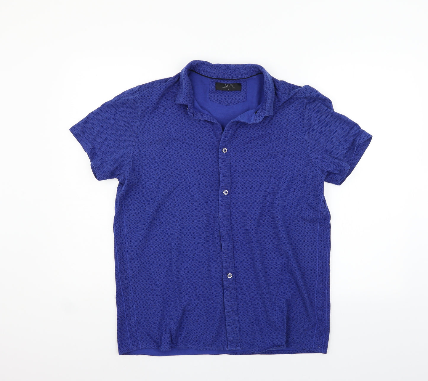 ACW85 Mens Blue    Button-Up Size L