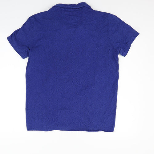 ACW85 Mens Blue    Button-Up Size L