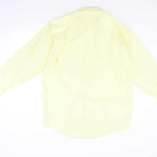 ENRO Mens White    Button-Up Size 16