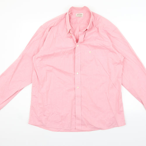 Eton Womens Pink   Basic Button-Up Size XL