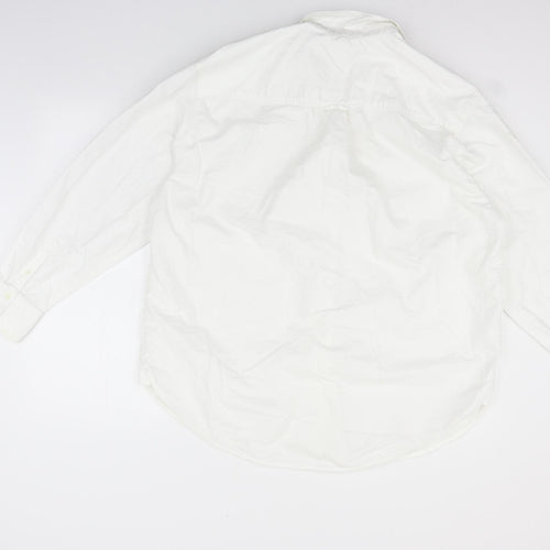 H&M Mens White    Button-Up Size M